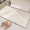 Minimally Modern Bathroom Floor Mat Absorbent Anti Slip Bathroom Door Diatomaceous Earth Quick Drying Shower Floor Mat