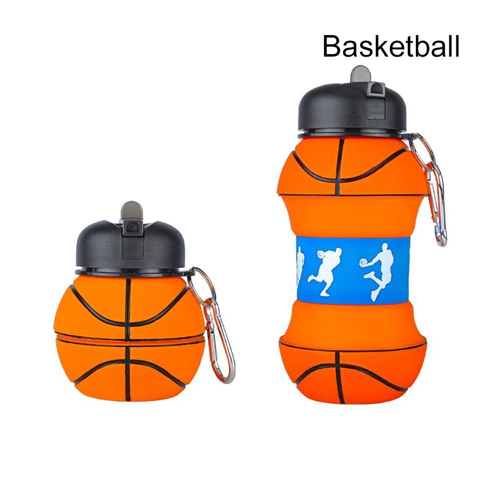

Брелок для відкритих пляшок з водою силіконові складані чашки спортивний аксесуар футбол баскетбол волейбол Basketball