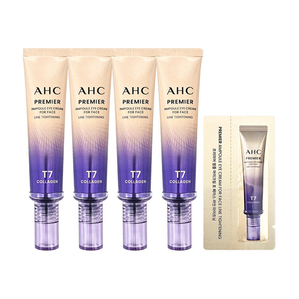 AHC Eye Cream Line Tightening T7 40ml x 4 + Sample AHC Eye Cream Line Tightening T7 40ml x 4 + Sample