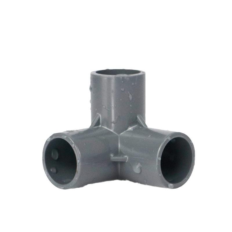 1Pc PVC Pipe Connectors Inside Diameter 20/25/32mm Elbow Tee 4 5 6 Ways Fittings Water Supply Pipe Fittings Equal Connectors