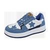 Fashion Spring/Autumn Fashionable And Casual New Comfortable Stars Breathable Thick-Soled Sprots Round-Toe Sneakers Zapatos Mujer