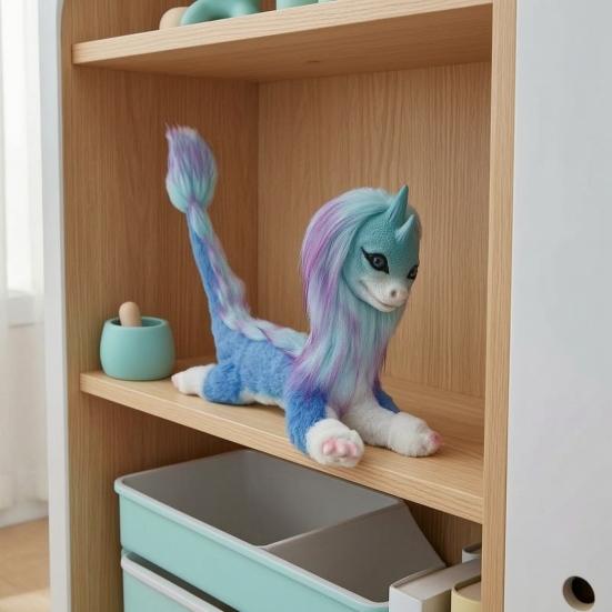 Cartoon Dragon Plush Toy, Soft Stuffed Animal Doll, Cuddly Creature for Kids, Birthday Gift for Boys Girls, Cute Decoration for Bedroom