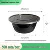 750ml Disposable PP Food Container with Lid