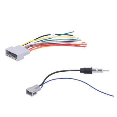 Car Radio Stereo Wiring Harness with Antenna Adapter Replacement for Honda Greiz