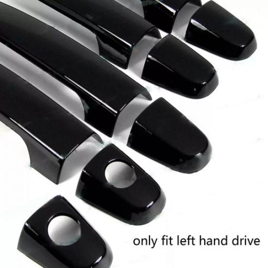 Door Handle Covers Trims For 2003-2013 Toyota Corolla Sedan 9 PCS Glossy Black