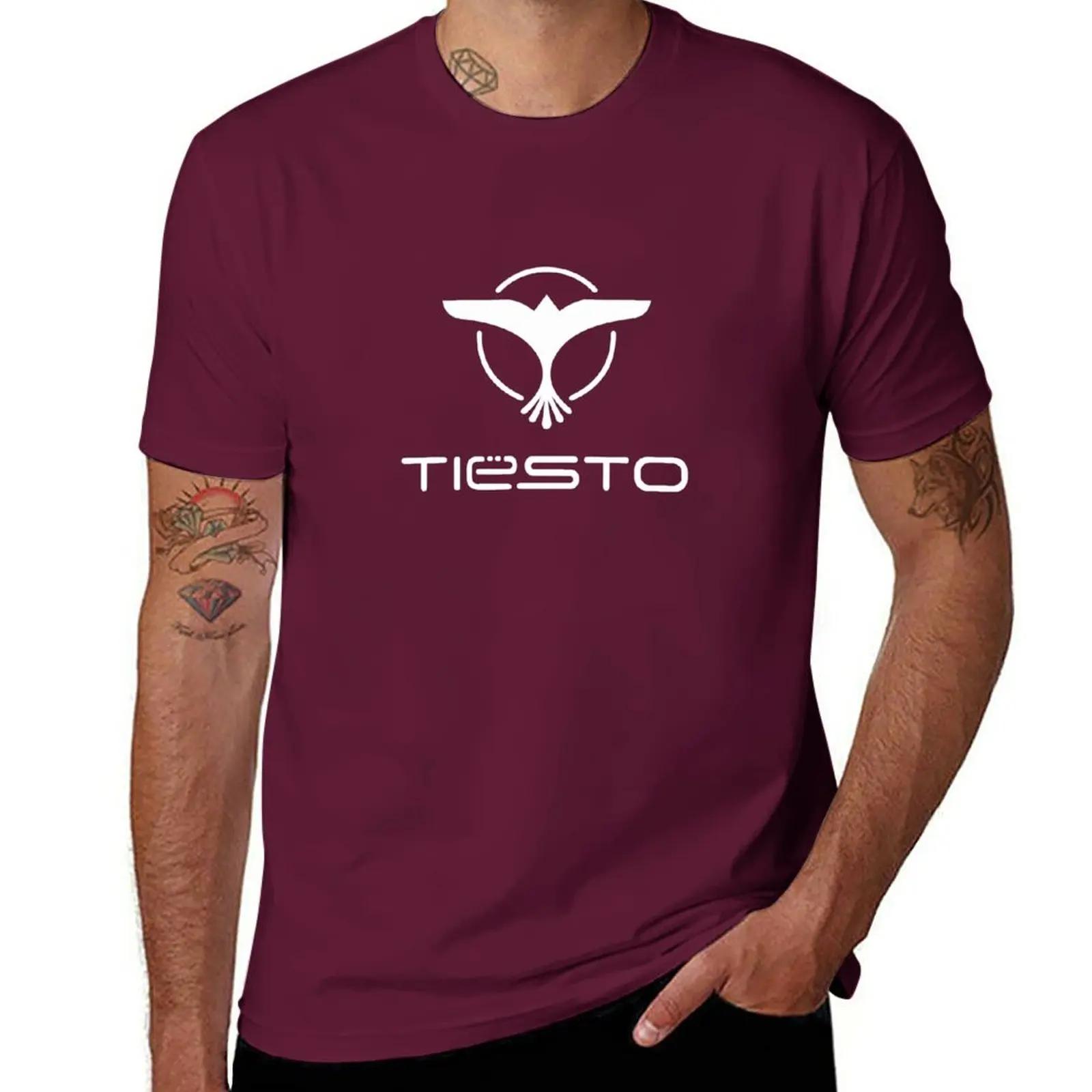 Новая футболка DJ Tiesto Merchant Короткая футболка Футболка короткая мужская одежда 2025 новая модель S