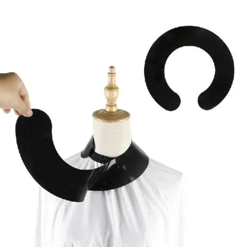Silicone Hair Cutting Collar Shawl Barbershop Hairdresser Capes Hair Dye Waterproof Neck Wrap Cover Barber Stylist Accessories