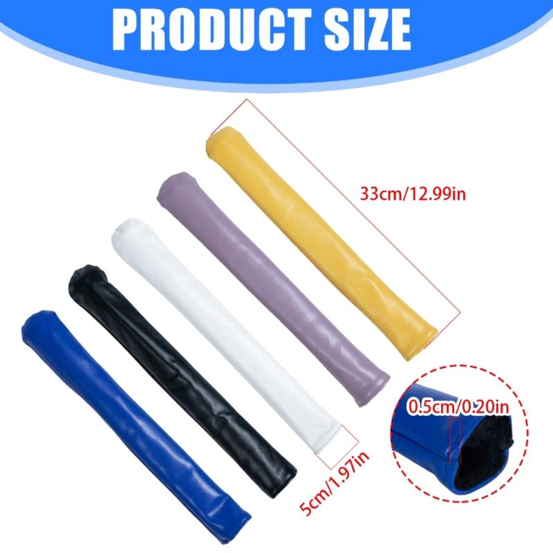 Simple PU Leather Alignment Stick Headcover Golf Alignment Stick Cover Case Holder Golf Club Protector Enduring