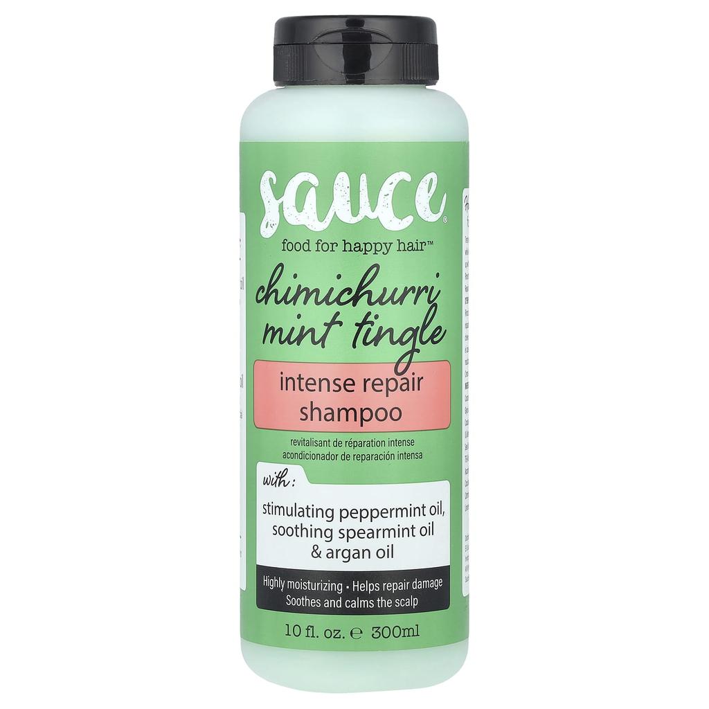 Sauce Beauty, Intense Repair Shampoo, Chimichurri Mint Tingle, 10 Fl Oz (300 Ml)