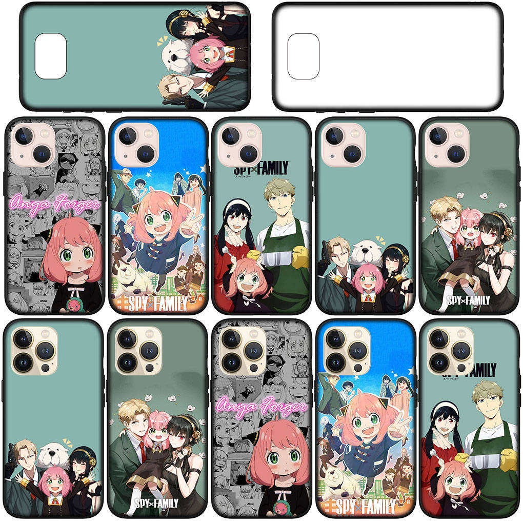 Cover for iPhone 16 15 Xiaomi Redmi Note 14 13 12 11 Pro Max X 8 9 16e Samsung Galaxy S25 S24 S23 Moto OPPO Huawei Spy X Family Anya Forger Phone Case