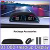 B3 Head Up Display For HUD Speedometer RPM OBD Smart Digital Overspeed Alarm Engine Fault Code Car Navigator Car Safely