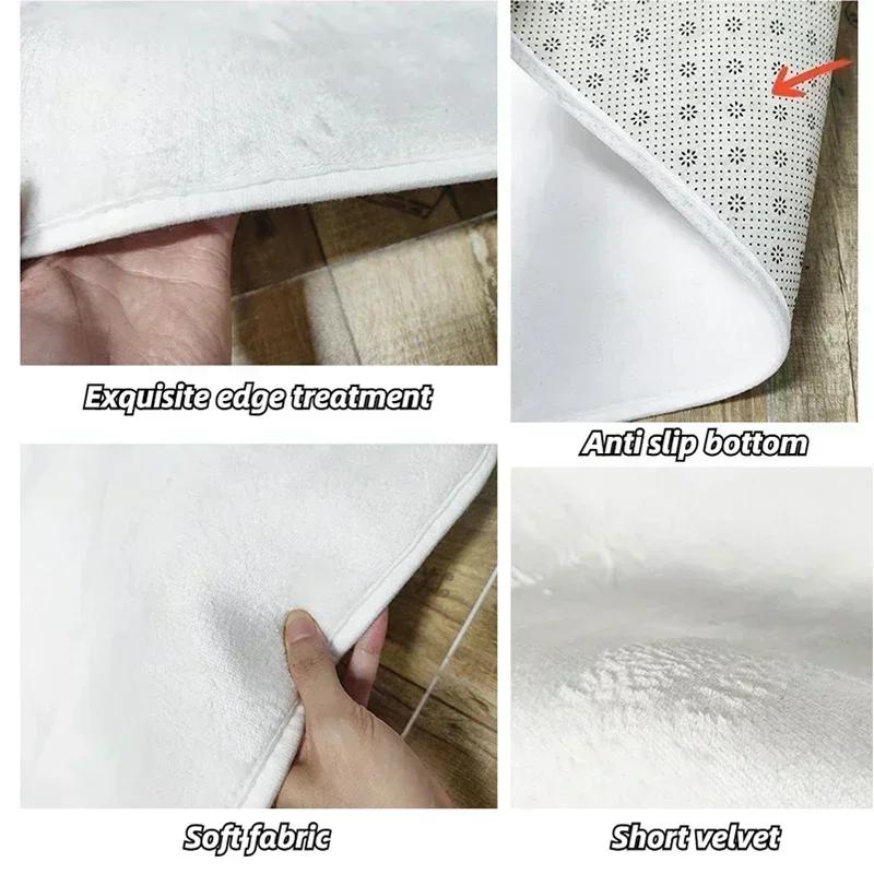 Tappeti A Pelo Corto con Stampa di Volpi Tappeti in Flanella Antiscivolo per Casa Soggiorno Cucina Camera da Letto Tappeto Lavabile in Lavatrice Tappetino per Pavimento