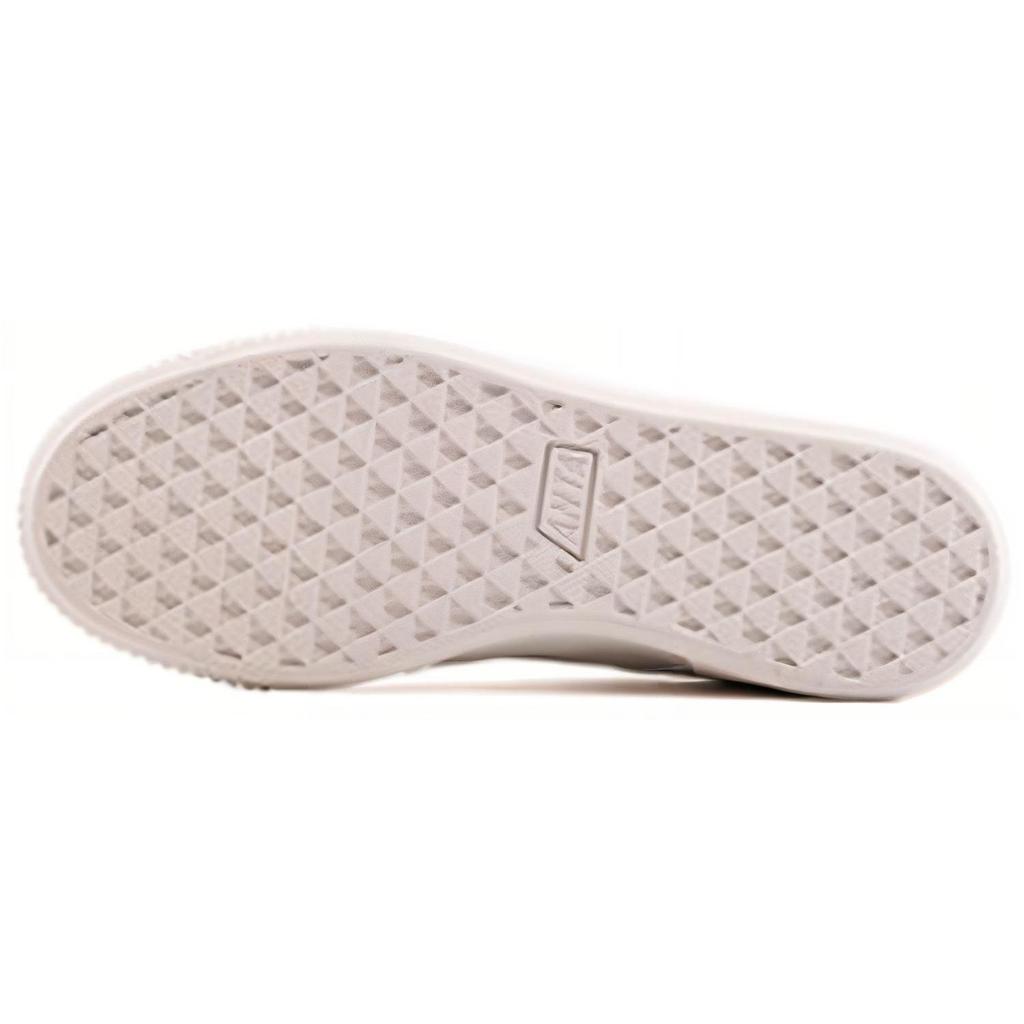 Anta Synthetic Leather Slip Resistant Abrasion Resistant Low top Skateboard Shoes Women's 12948061-2