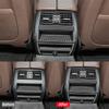 For BMW 5 Series F10 F18 2011-2017 Accessories Carbon Fiber Interior Car Rear Exhaust Vent Decoration Frame Trim Cover Stickers