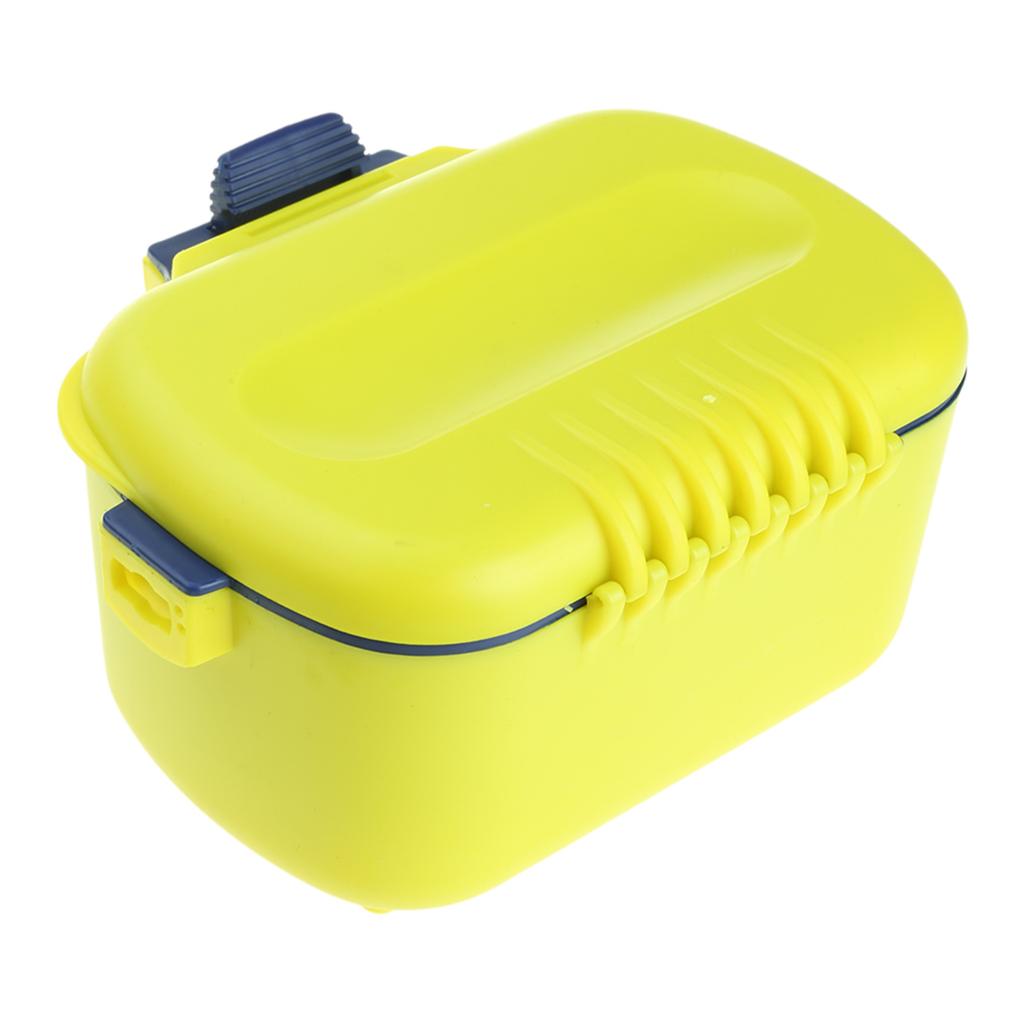 Fishing Worm Baits Box Fishing Live Lures Baits Storage Case with Compartment Fishing Bug Box Tackle Box for Live Baits