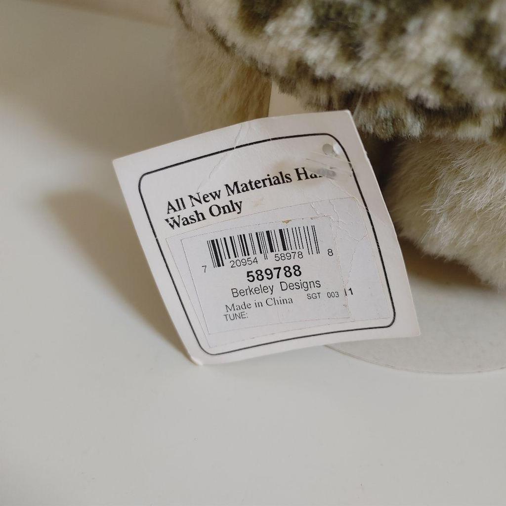 [USED] 274.berkeley designs teddy bear
