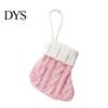 Xmas Tree Hanging Decorations Christmas Tableware Holder, Knitted Stockings Spoon Knife Fork Decorative Pendants for Trees Bag Fireplace, Tree,