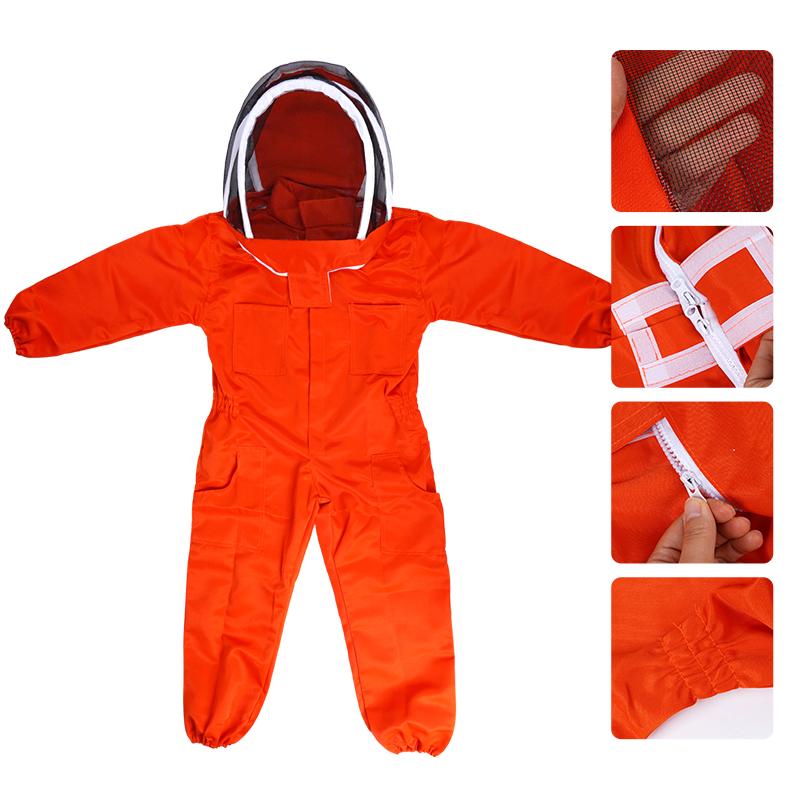 Nuovo Completo da Apicoltura per Bambini Tuta Anti Api per Bambini Abbigliamento Anti Api per Bambini Traspirante Intero Corpo Apicoltura Professionale Sicuro