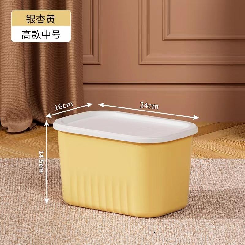 

Пластиковый ящик для хранения домашних мелочей с пыленепроницаемой крышкой для стола, шкафов, органайзеров для гардероба, игрушек, косметики, закусок, ящиков для хранения