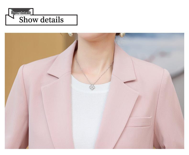 Spring Jacket: New Chinese Style Lapel Suit for Middle-aged & Elderly Women