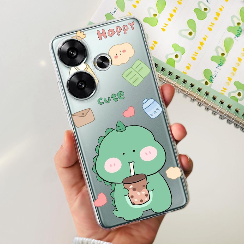For Xiaomi Redmi Turbo 3 Case Poco F6 Fashion Painted Cover Soft Silicone Phone Cases For Xiaomi Poco F6 F 6 Redmi Turbo3 Bumper