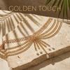 Sexy Multi-layer Imitation Pearl Waist Chain Belt for Women Gold Color Tassel Belly Chains Summer Beach Bikini Body Jewelry
