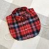 Plaid Women Shirt False Collars White  Removable Lapel Collars For Women Fake Collar Women Detachable Collars Nep Kraagie