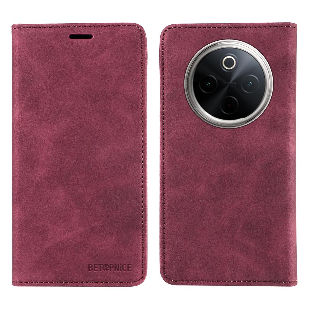 BETOPNICE 003 For vivo Y300 Pro 5G Wallet Case Leather Phone Cover with Stand