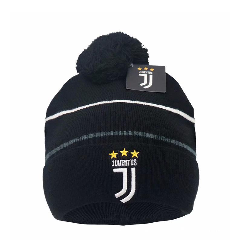Real Madrid Paris Juventus Chelsea Knit Hat: Warm Woolen Pom-Pom for Autumn/Winter