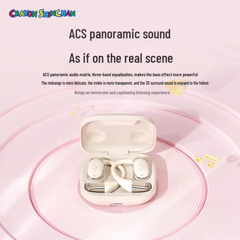 ROCK Crayon Shin-chan X718 OWS Ear-hook Bluetooth Headphones