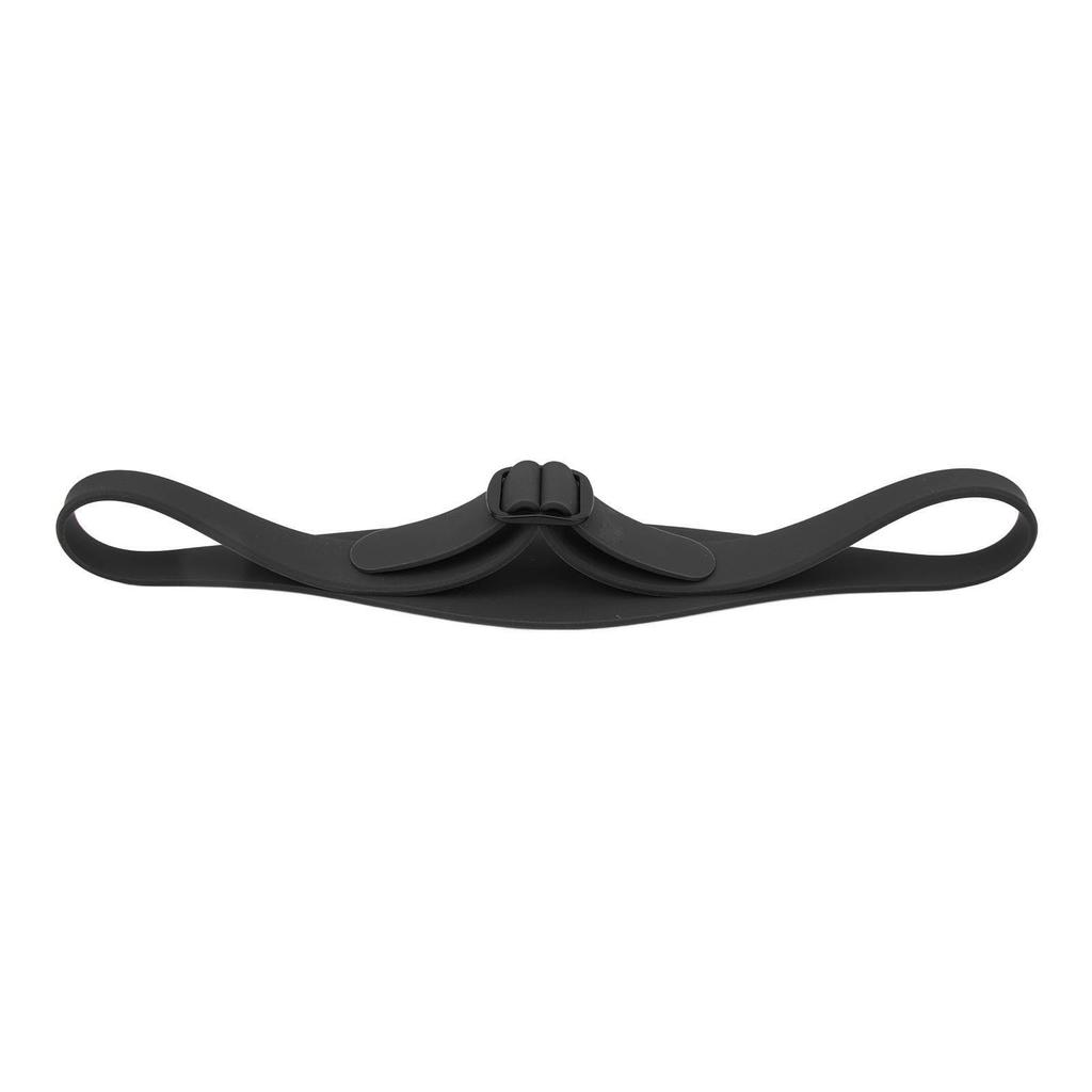 Neckline Shaving Template Adjustable Curved Silicone Hair Trimming Guide for Children Adults Black