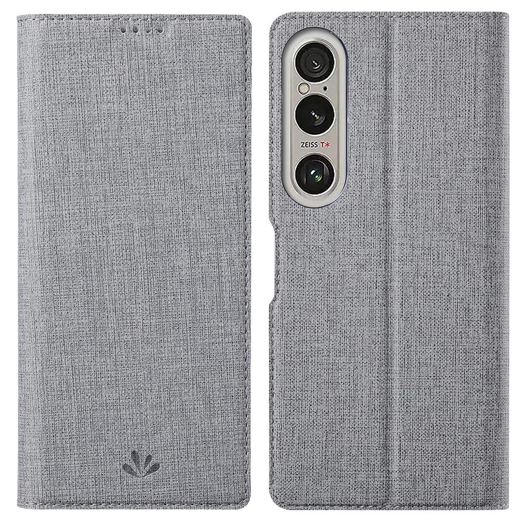 VILI DMX Series For Sony Xperia 1 VI Case with Card Holder Leather Phone Cover