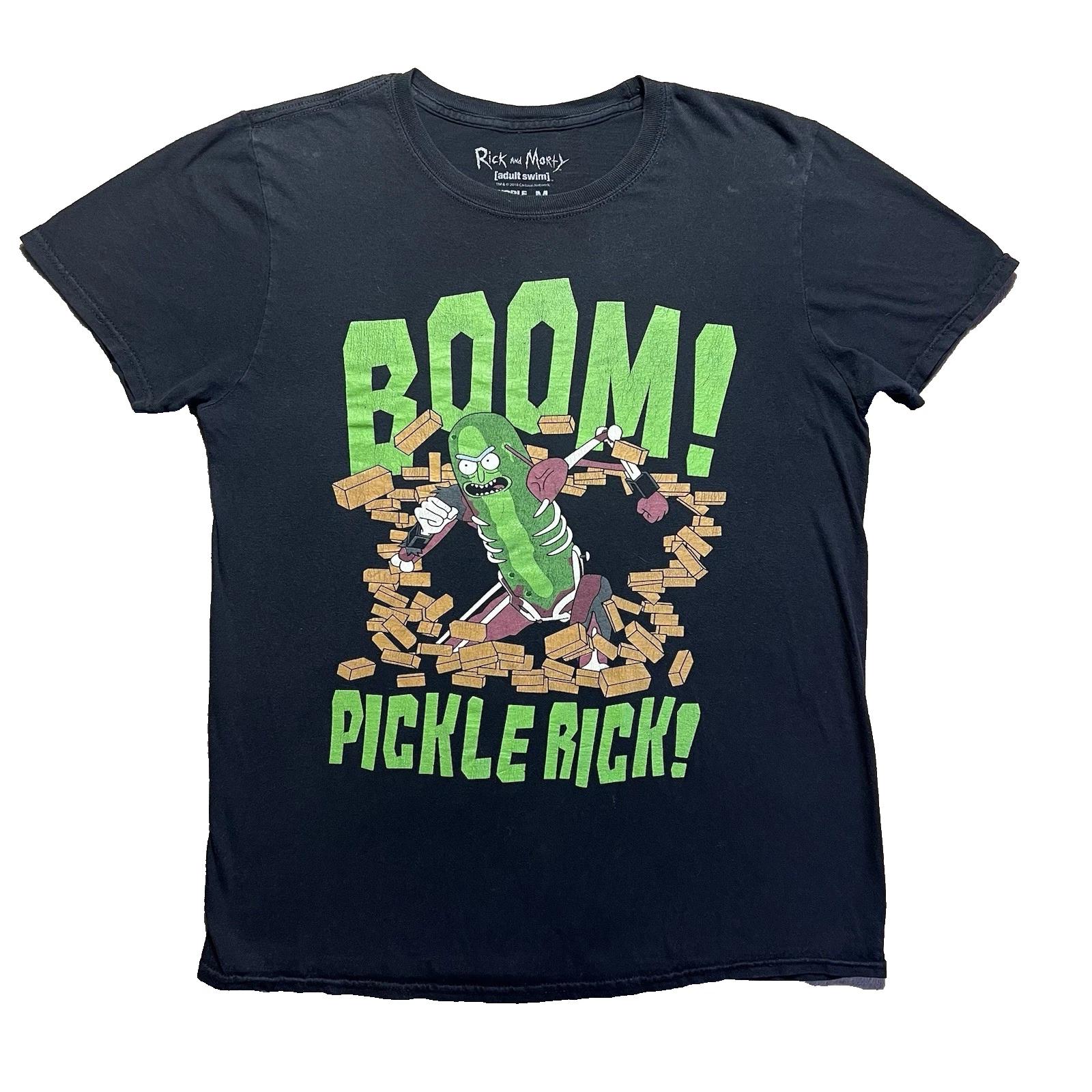 Rick and Morty T Shirt Mens M Pick Rick Adult Swim TV Show Graphic Cartoon Funny S
