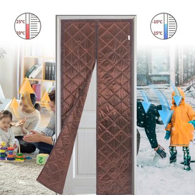Magnetic Insulated Door Curtain, Windproof, Cold-resistant, Noise-proof, Pet-friendly,  for Air-conditioned Rooms & Living Rooms