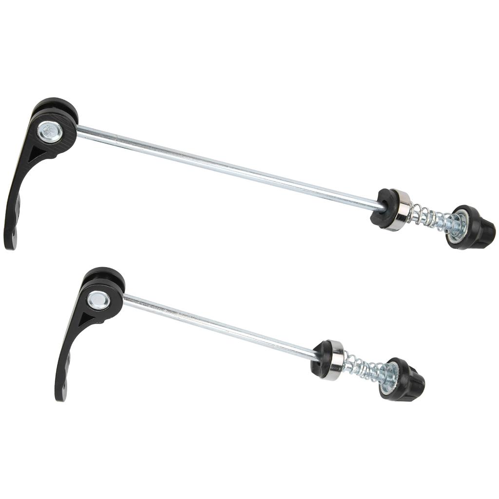 1 Pair Bicycle Quick Release Skewers Front Rear Skewer  Road Mountain Bike Accessory Black