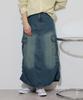 Denim Cargo Skirt [atONE]