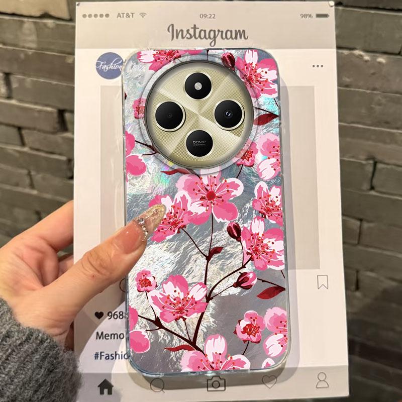 

Роскошные цветы Зеленый бамбук Женский чехол для телефона Для Xiaomi Poco X3pro X5 M6 X6 X3 NFC M5s M6 X7 Pro C75 C61 Бампер Fundas Чехол Redmi Note 10S белый