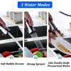 3 In1 Universal 360° Rotation Kitchen Faucet Extender ABS Durable Water Saving Shower Spray Head Bathroom Basin Tap Replacement
