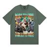 Funny Gorilla Meme T Shirts Born To Shit Forced To Wipe Y2K Aesthetic Tshirts Unisex Women Summer Tops High Quality Cotton Tshirt