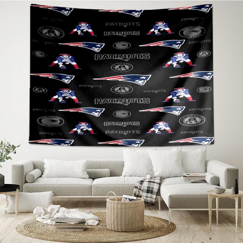 Patriots Team Spirit Tapestry Hanging for Bedroom,Livingroom, Playroom,Decor Art Room Wall Tapestry Holiday and Birthday Gifts