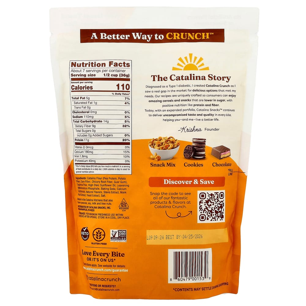 iHerb Keto Cereal Maple Waffle 255g (9oz)