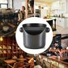 500ml Espresso Knock Box Splash-proof Knocking Slag Container  Desktop Storage Box