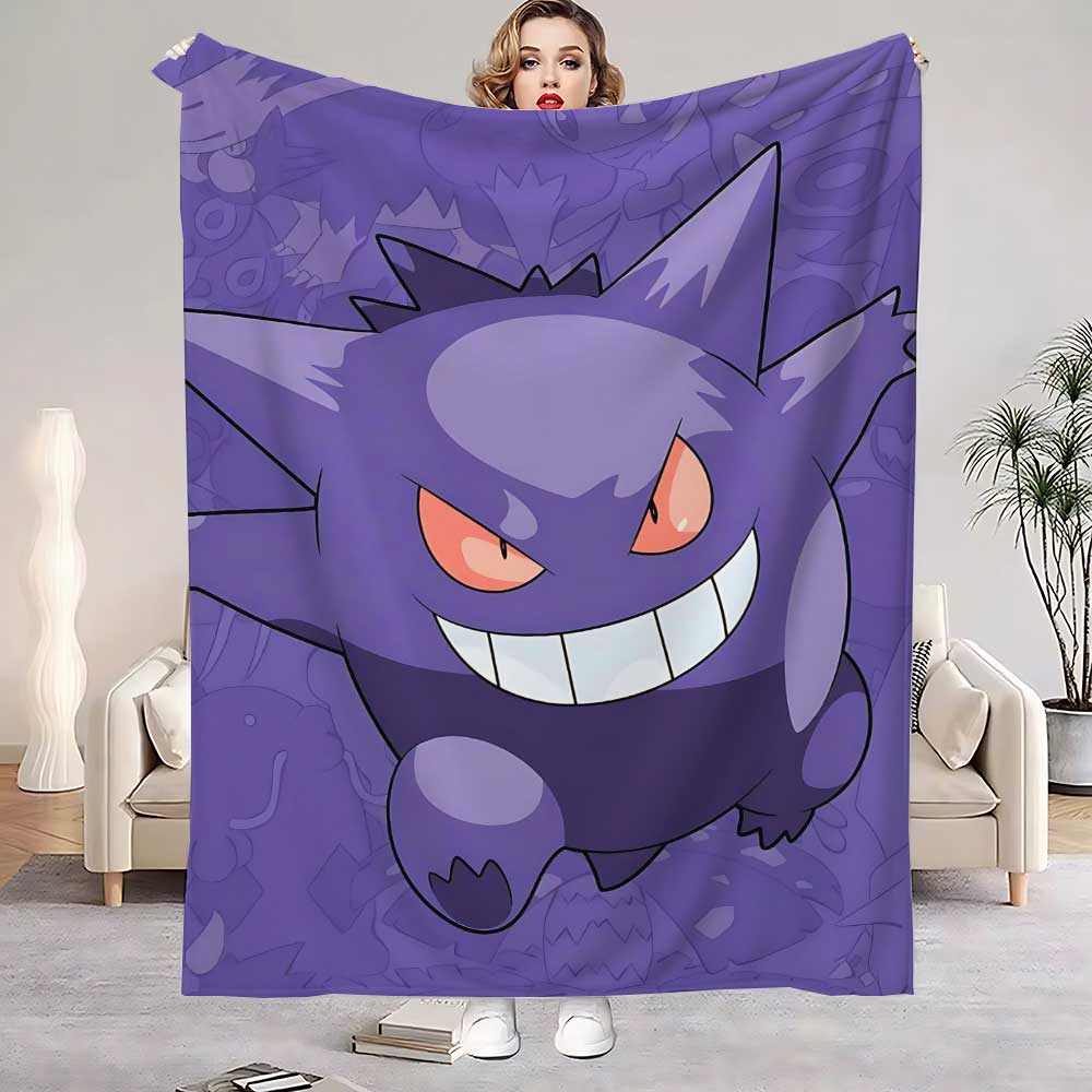 Dekorative Sofadecken für das Bett Kawaii G-Gengars Schlafzimmerdekoration Flauschige Überwurfdecke Nordische Heim-Bettdecke der Warme Winter