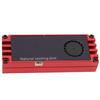 NVMe M.2 Heatsink Temperature Display Aluminum High Performance SSD Cooler with Dual Thermal Silicone Pads
