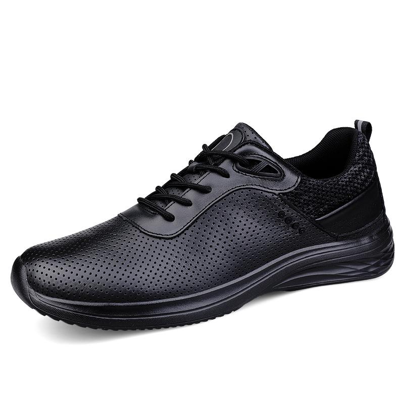 

Летняя новая мужская дышащая повседневная обувь для альпинизма и туризма, модная спортивная обувь, универсальные простые кроссовки 44 чёрный
