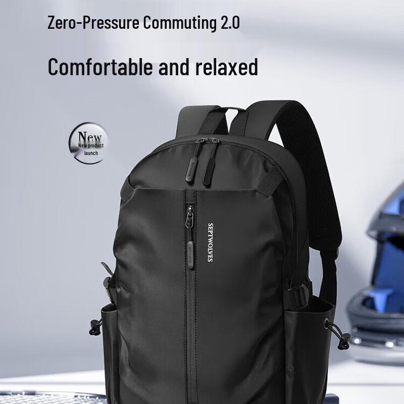 SEPTWOLVES Lightweight Water-Resistant 15.6-inch Laptop Backpack