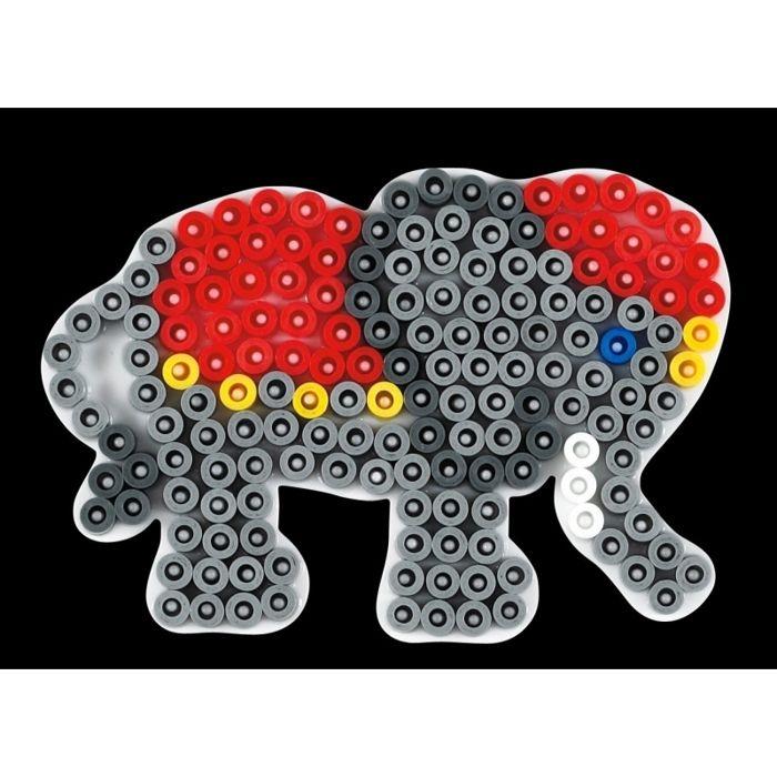 Plaque Eléphant (Petit) pour perles standard (Ø5 mm)