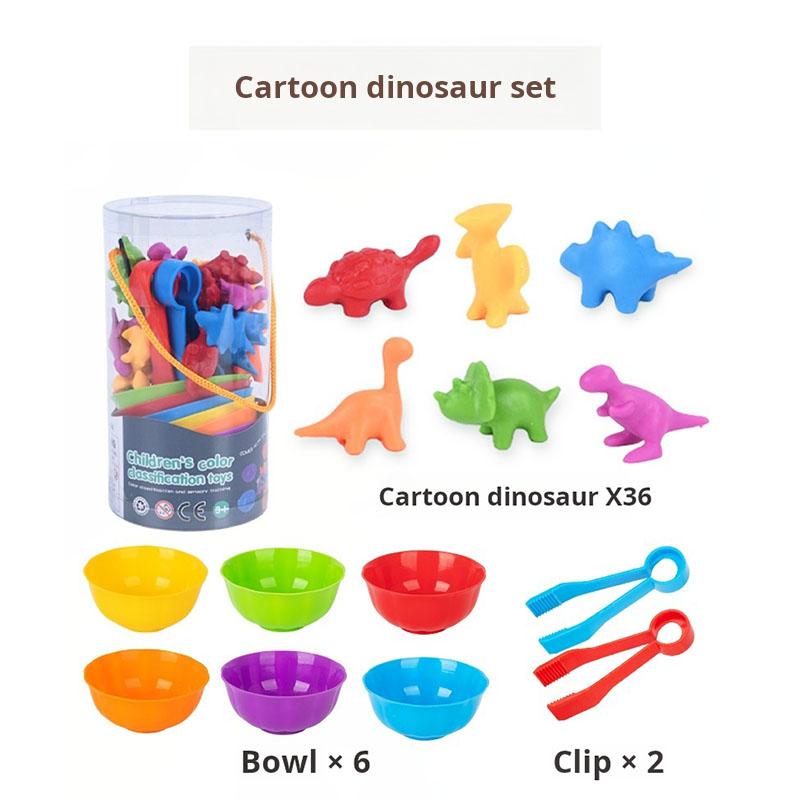 

Learn Educational Toys Kids Matching Game Animal Cognition Rainbow Sort Fine Motor Training Montessori Sensory Toy Puzzle Gifts