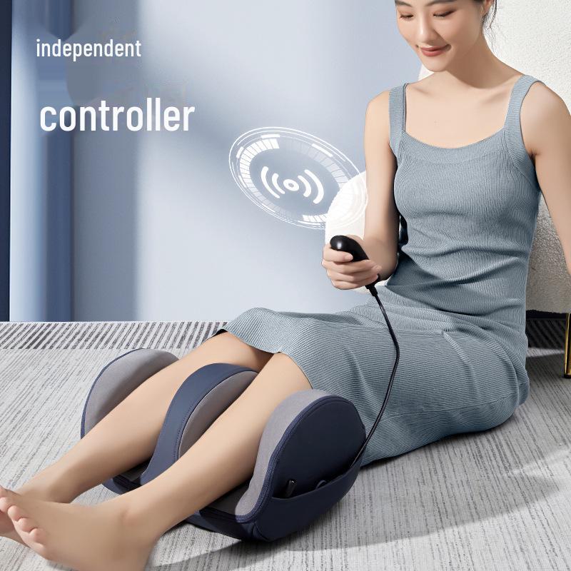 Multifunctional Leg & Foot Massager with Remote, Heat, and Kneading Therapy