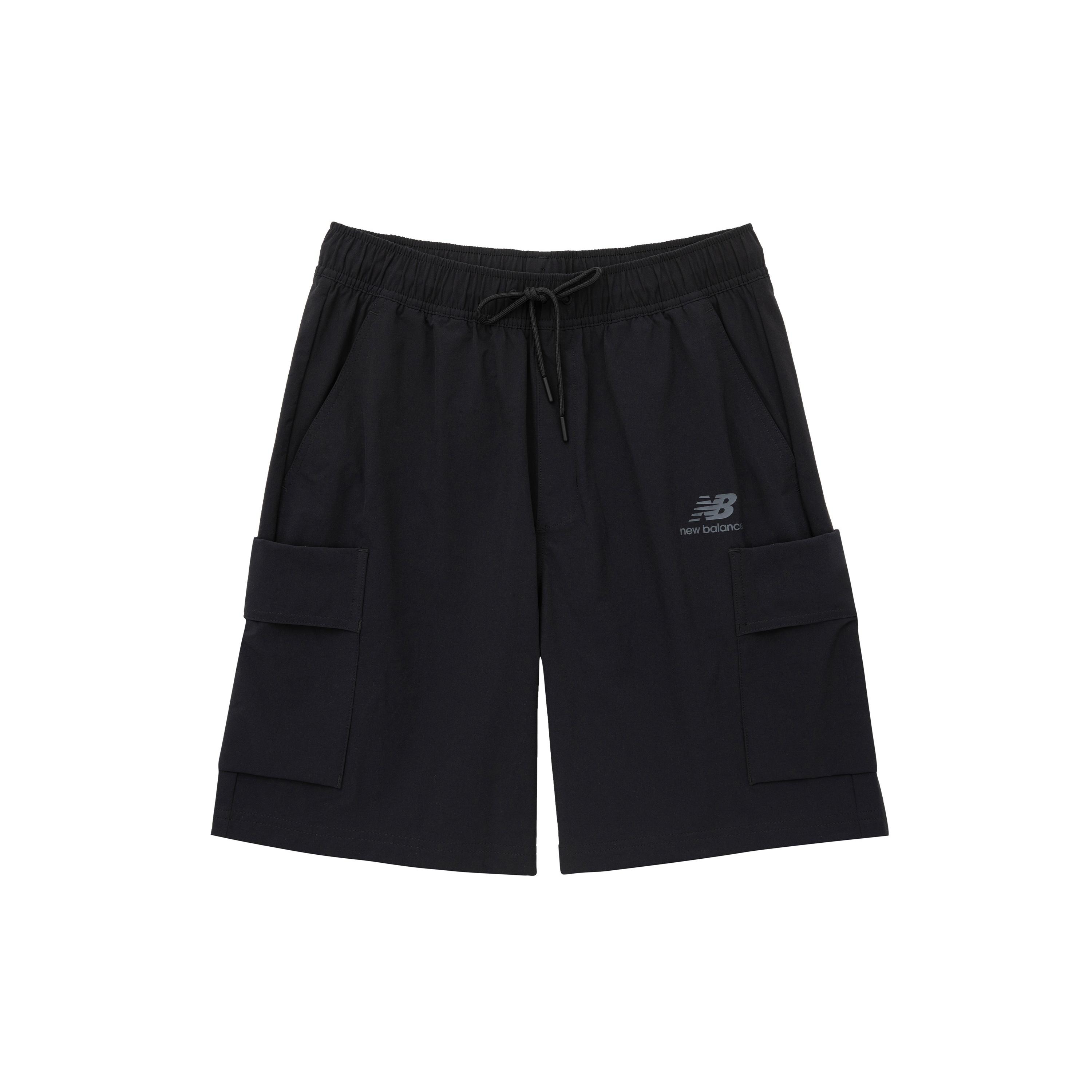 New Balance NBX Holiday Woven Pocket Shorts Asia Sizing Black Men s AMS32370-BK M